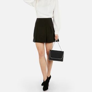 Express black mini skirt